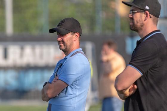 Amateur-Trainer Andreas Kopfmüller und Sebastian Kolbeck. Foto: Anne Wild