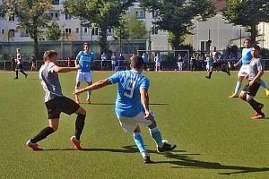 Torschütze gegen den TSV München-Ost: Slobodan Disic (Nummer 9). Foto: as