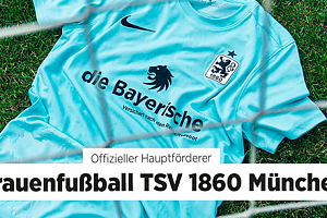 Die Bayerische ist offizieller Hauptförderer des Frauenfußballs des TSV München von 1860 e.V. 2021 02 06 ankuendigung die bayerische