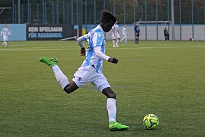 Torflut für Amateure – SV Istiklal München unterliegt 0:5 in Giesing Zweiter Saisontreffer: Lassana Boubacar. Archivfoto: A. Wild