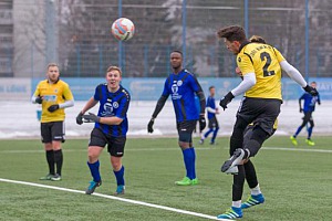 Amateur-Löwen schlagen Blausterne Führungstreffer: Yalcin Cingirt. Foto: Anne Wild