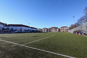1860 III und IV tragen Heimspiele am „6er-Platz“ aus Der sogenannte „6er-Platz“ an der St.-Martin-Straße in Obergiesing. Foto: Anne Wild