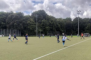 Sieben auf einen Streich Torreich: Blausterne gegen Löwen. Foto: Alfons Seeler