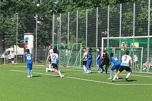 Löwenjagd: zwölfter Sieg in Serie Lokalfußball: Amateur-Löwen gegen den BSC Sendling 1918. Foto: A. Seeler
